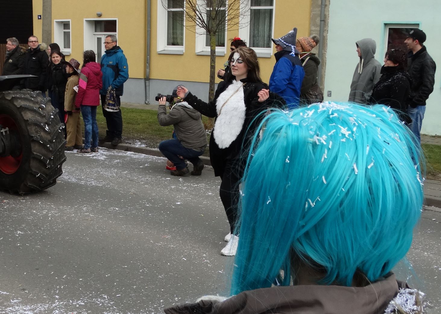 flauschiges Mädel